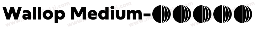 Wallop Medium字体转换